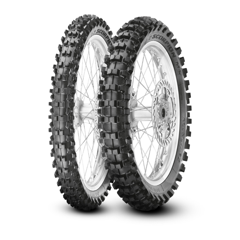 Мотошина 10/2,75 Pirelli Scorpion MX32 Mid Soft 37J TT Задняя (Rear) NHS 2024