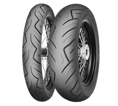 Мотошина 80/90 Mitas Custom Force 54H TL Передняя (Front) R21 2024