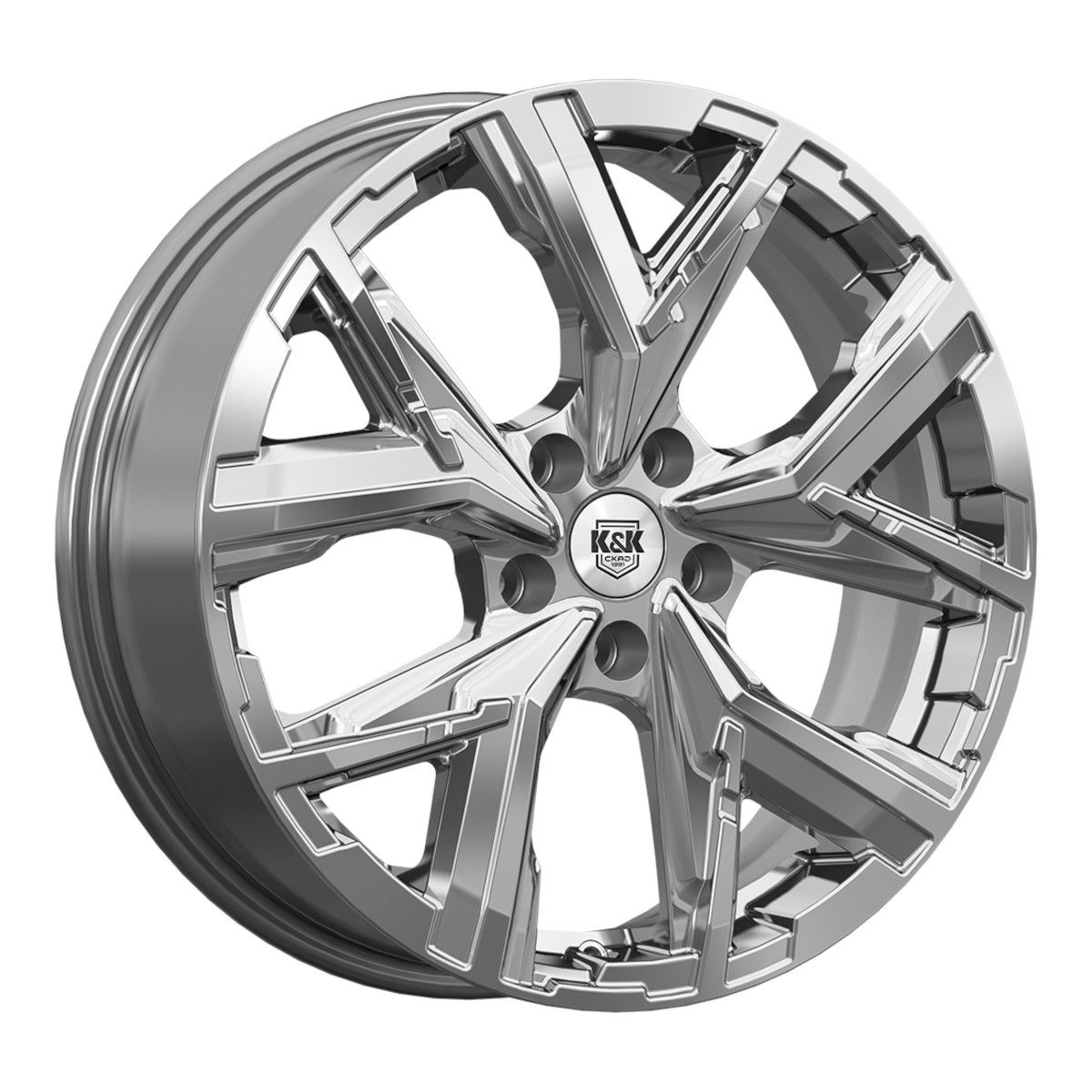 R18 5x114,3 6,5J ET40 D66,6 K&K Айона (КС1169) Дарк платинум