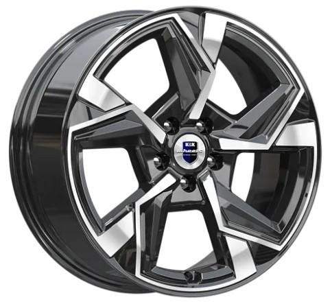 R18 5x112 7,5J ET43 D66,6 K&K Кайан (КС1012) алмаз чёрный