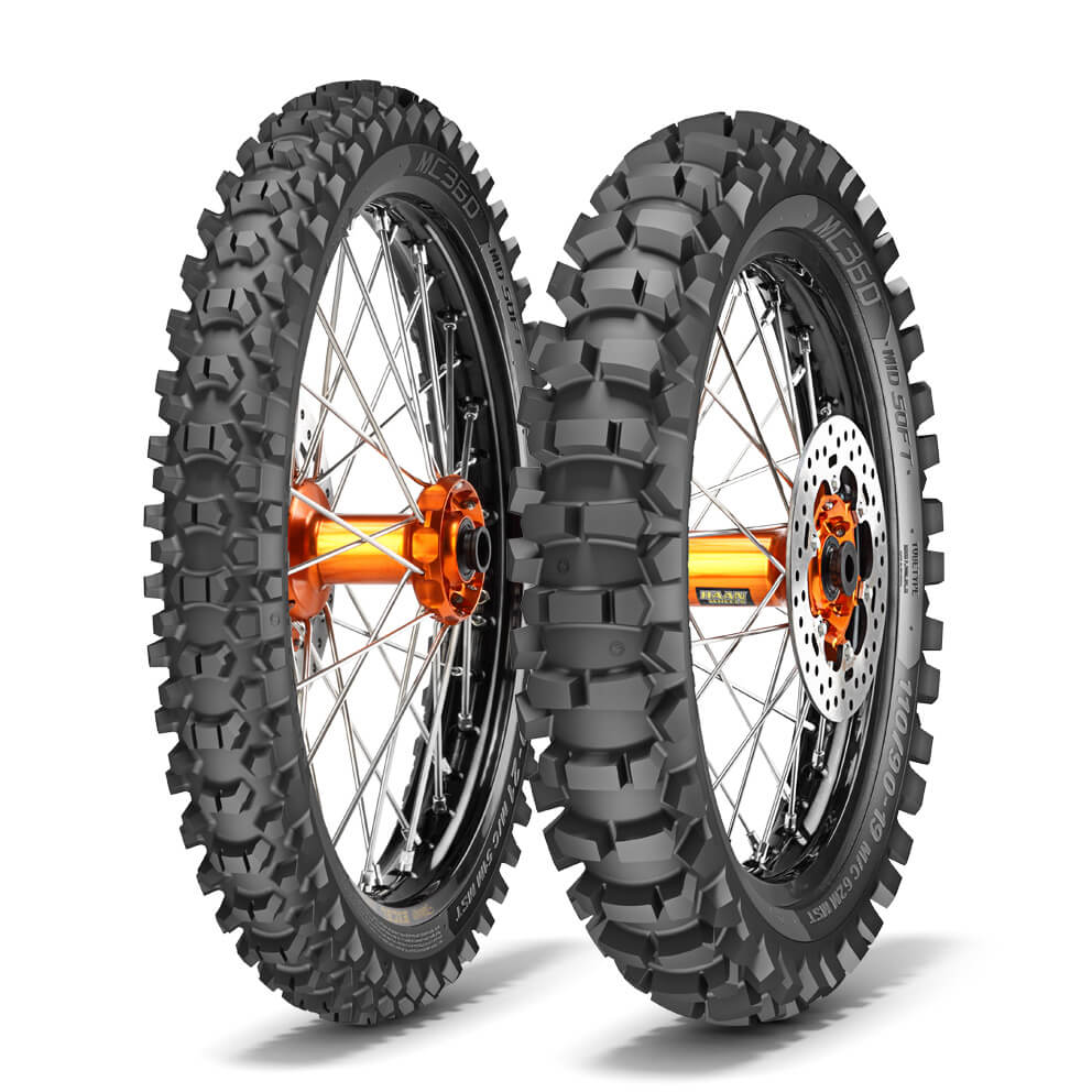 Мотошина задняя (rear) 100/90 R19 Metzeler MC360 MID SOFT 57M TT NHS 2023