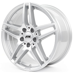 Диск R16 5x112 7,5J ET45,5 D66,5 ATS Mizar Polar Silver 