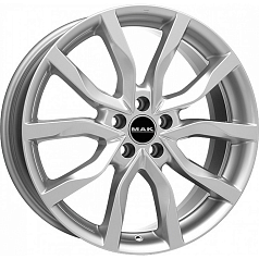 Шины R20 5x112 8,5J ET32 D66,45 MAK Koln Silver 