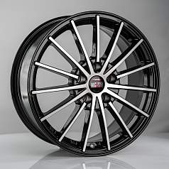 Диск R17 5x114,3 7J ET38 D67,1 Alcasta M60 BKF