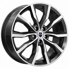 Диск R18 5x110 7,5J ET35 65,1 K&K Портер (КС906) алмаз черный