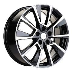 Диск R18 5x114,3 7J ET50 D54,1 Khomen KHW1802 (Geely Coolray) Black-FP