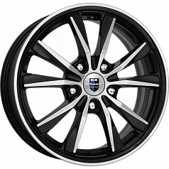 Диск R16 5x112 6,5J ET46 D57,1 К&К Спайдер алмаз чёрный