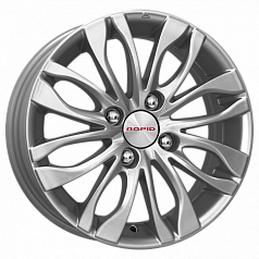 Диск R14 4x108 5,5J ET38 63,35 K&K Канзаши (КС628) дарк платинум