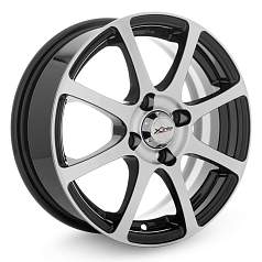 Диск R14 4x100 5,5J ET35 D67,1 X'trike X-114 BK/FP