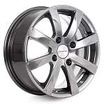 R14 4x100 5,5J ET39 D67,1 К&К Джемини (КС480) Дарк платинум