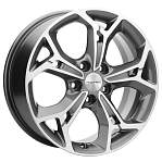 R17 5x110 7J ET46 D63,3 Khomen KHW1702 (Changan CS35 Plus) Gray-FP