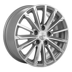 Диск R16 5x112 6,5J ET39,5 D66,6 Khomen KHW1611 ( 16_ZV Actyon) F-Silver-FP