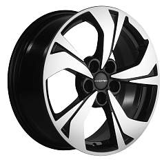 Диск R17 5x114,3 7J ET35 D66,1 Khomen KHW1724 (Nissan Juke) Black-FP