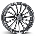R17 5x112 7,5J ET48 D66,6 MAK Komet Gun Metallic Mirror Face