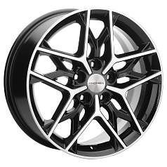 Диск R17 5x108 7J ET50 D63,35 Khomen KHW1709 ( 17 ZV Ford C-Max) Black-FP