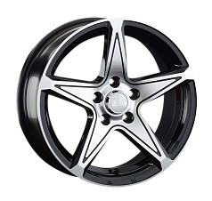 Диск R17 5x114,3 7,5J ET38 D73,1 LS Wheels 852 BKF