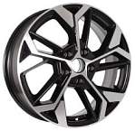 R17 5x114,3 6,5J ET50 D54,1 K&K КС1062 (ZV 17_Coolray) алмаз чёрный