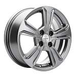 R15 4x100 6J ET45 D54,1 Khomen KHW1502 (Lifan Solano) Gray