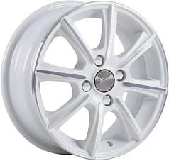 Диск R14 4x100 5,5J ET49 D56,6 Скад Монако алмаз-белый