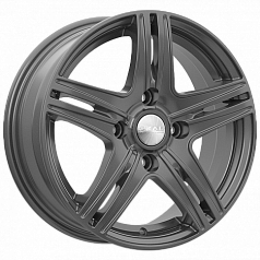 Диск R15 4x100 6J ET38 D67,1 Скад City графит 