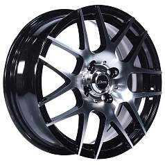 Диск R15 4x100 6J ET48 D54,1 X-Race AF02 BKF 