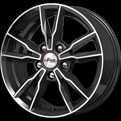 Диск R16 5x114,3 6,5J ET40 D66,1 iFree Икигай Блэк-Джек