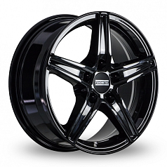 Диск R17 5x112 7J ET35 D75 Fondmetal 8 100 Glossy Black