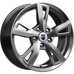 Диск R16 5x100 6,5J ET48 D65,1 К&К Фишт (КС690) Дарк платинум