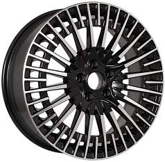 Диск R18 5x114,3 7J ET48 D67,1 KDW KD1820 (КС1096-17) Black_Front_Polished
