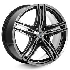 Диск R18 5x120 8J ET46 D72,6 К&К Омаха (КС569) Алмаз черный