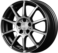 Диск R15 4x100 6J ET45 D67,1 Скад Акита алмаз