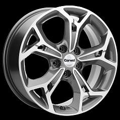 Диск R17 5x114,3 7J ET37 D66,5 Carwel Синтур 1702 AGR