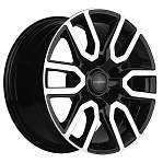 R17 6x139,7 8J ET46 D67,1 Khomen KHW1723 (Pajero) Black-FP