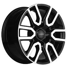 Диск R17 6x139,7 8J ET46 D67,1 Khomen KHW1723 (Pajero) Black-FP