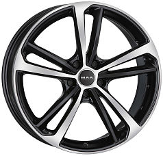 Шины R20 5x112 8,5J ET45 D66,45 MAK Nurburg Black Mirror 