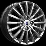R14 4x100 5,5J ET45 D67,1 К&К Акцент (КС641) Дарк платинум