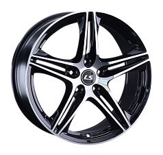 Диск R16 5x114,3 7J ET42 D67,1 LS Wheels 1056 BKF