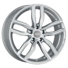 Шины R19 5x112 8,5J ET42 D66,45 MAK Sarthe Silver 