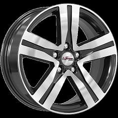 Диск R17 5x108 7J ET45 D67,1 iFree Rebel (КС913-00) Блэк Джек