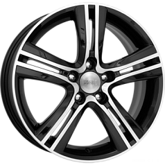 Диск R16 5x114,3 6,5J ET45 60,1 Rapid Борелли Алмаз чёрный