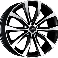 Шины R20 5x112 8J ET41 D57,1 MAK Wolf Black Mirror 