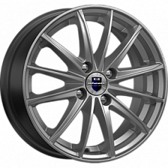 Диск R15 4x100 6J ET46 D54,1 Rapid Пойнт Бланк-ориг, (КС884) дарк платинум