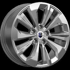 Диск R17 5x114,3 7J ET45 D67,1 К&К Авиор (КС936-11) дарк платинум брайт