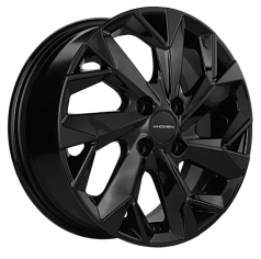 Диск R15 4x100 6J ET39 D56,6 Khomen KHW1508 (Chevrolet Cobalt) Black