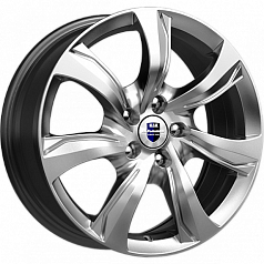 Диск R17 5x108 7J ET45 67,1 K&K Либерти (КС654) дарк платинум