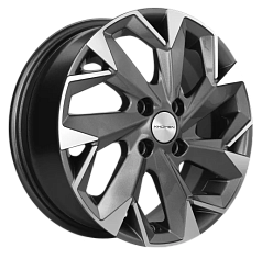 Диск R15 4x100 6J ET39 D56,6 Khomen KHW1508 (Chevrolet Cobalt) Gray-FP