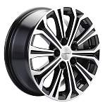 R16 5x114,3 6,5J ET45 D64,1 Khomen KHW1610 (Honda Civic) Black-FP