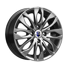Диск R14 4x100 5,5J ET38 D67,1 К&К Канзаши (КС628) Дарк платинум