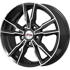 Диск R16 5x110 6,5J ET35 65,1 iFree Икигай Блэк Джек