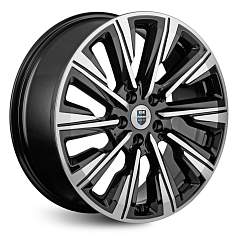 Диск R19 5x108 7,5J ET33 D67,1 K&K Галего (КС1044) алмаз чёрный